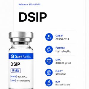 DSIP 5mg Peptide vial from Quant Peptides
