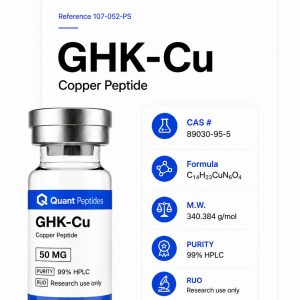 GHK-Cu Copper Peptide 50mg vial from Quant Peptides