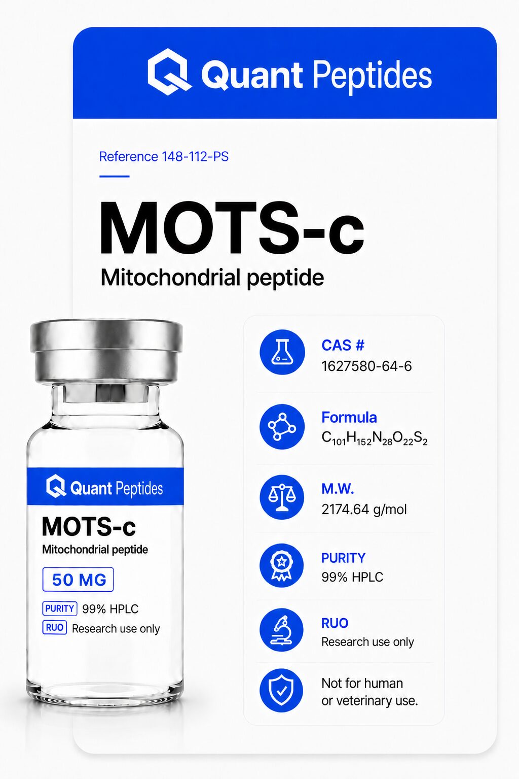 MOTS-c 50mg Peptide