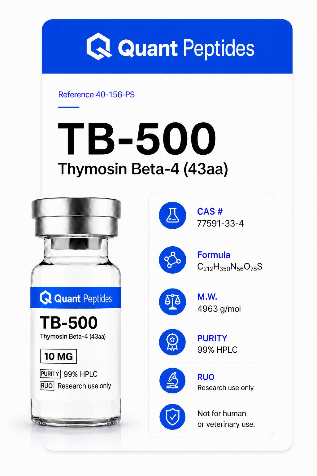 TB-500 10mg Peptide
