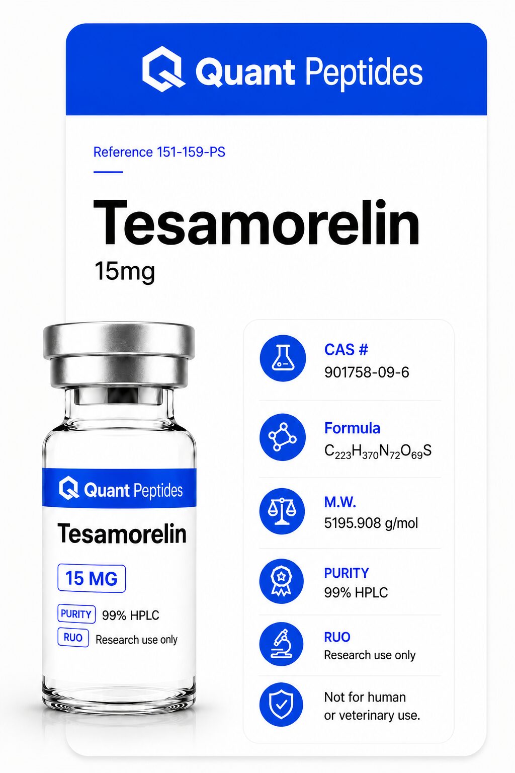 Tesamorelin 15mg Peptide